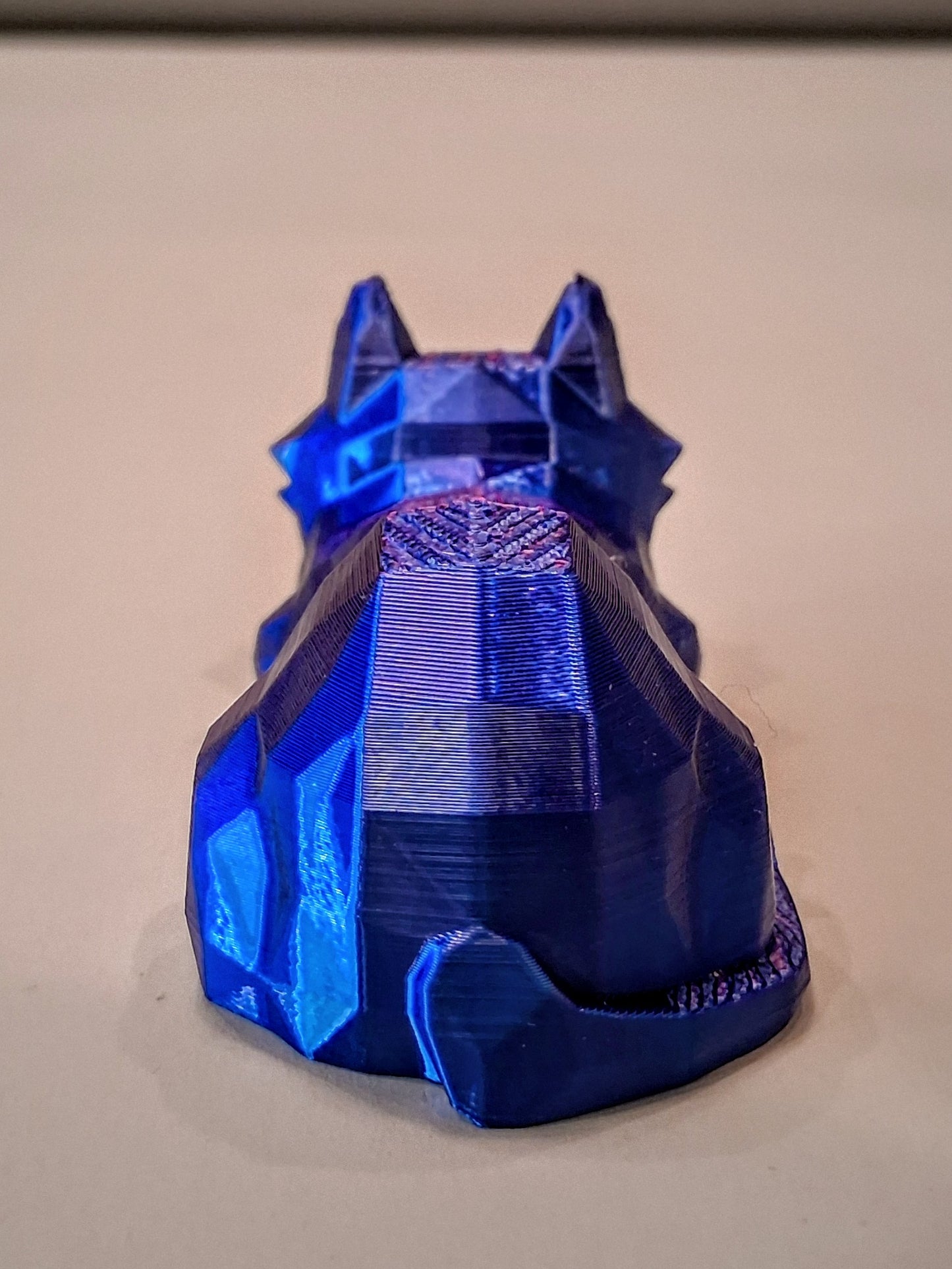 Small Low Poly Loafing Cat