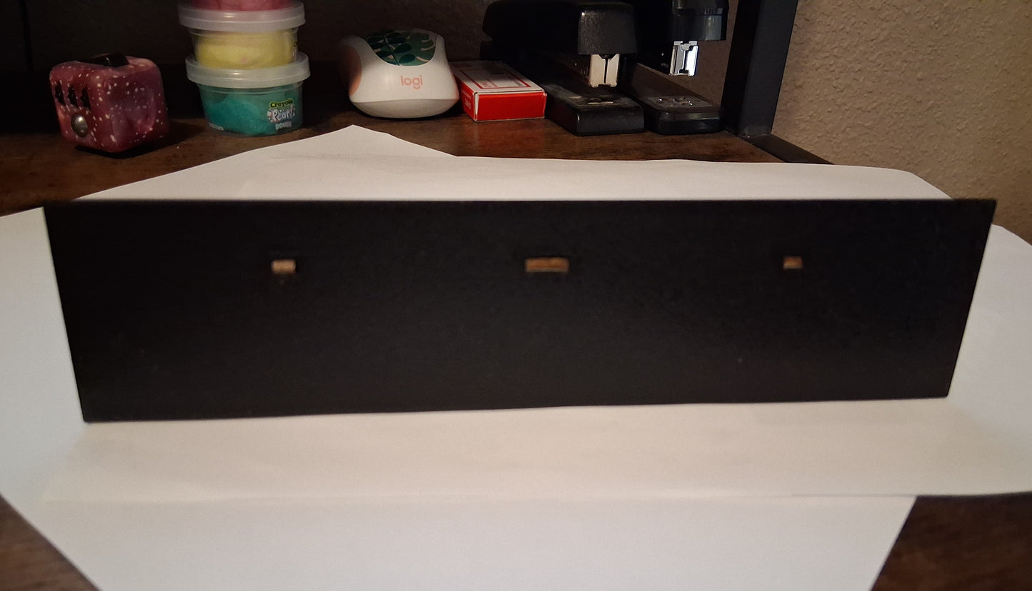 Custom No-Budge Desk Nameplate