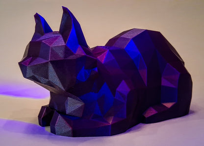 Low Poly Cat Loafing