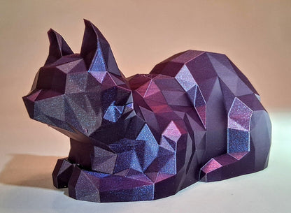 Low Poly Cat Loafing