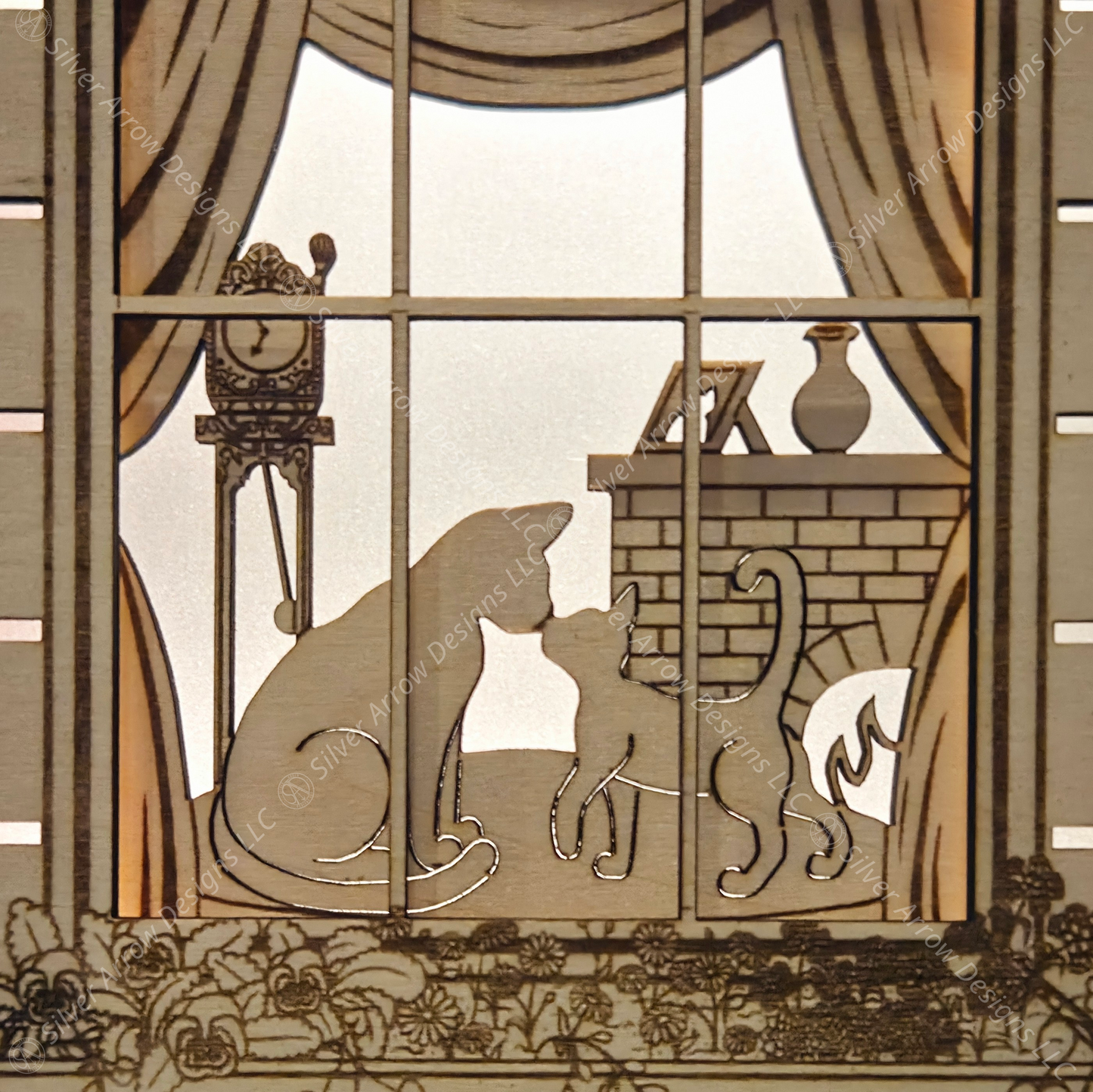 Window to Cozy Cats Lightbox